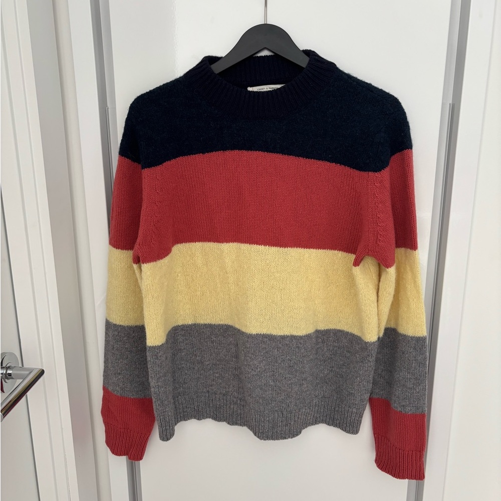 Chinti & Parker Multicolor Striped Crewneck Sweater